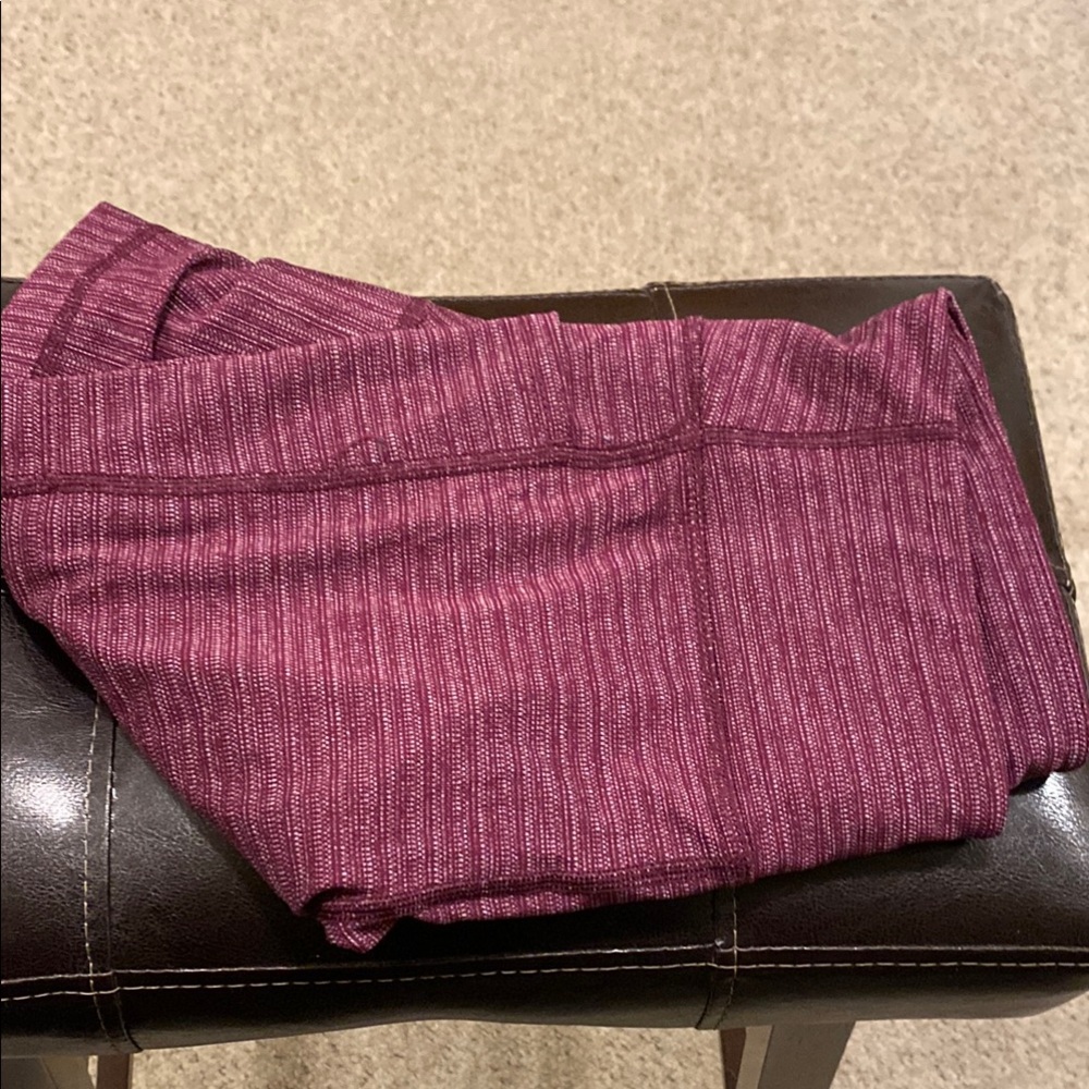 Purple Heathered Leggings